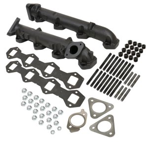 Ford F550 Performance Exhaust - BD Diesel - Exhaust Manifold Kit - Black - `11-`14